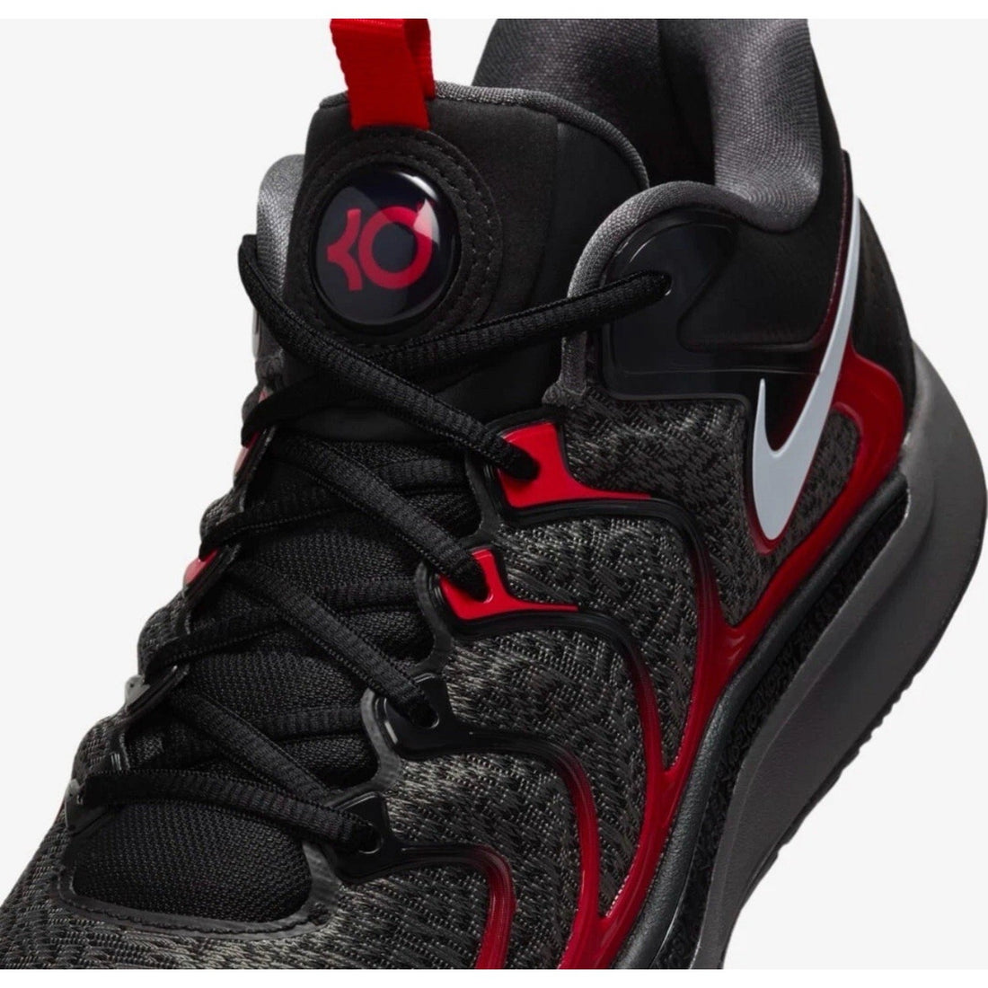 Size 12 - Men's Nike KD 17 Black/Red Basketball Shoes NEW FJ9487-001