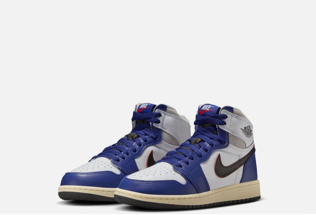 Size 7Y - Big Kid's Jordan 1 Retro High OG White/Black-Neutral Grey FD1437 100