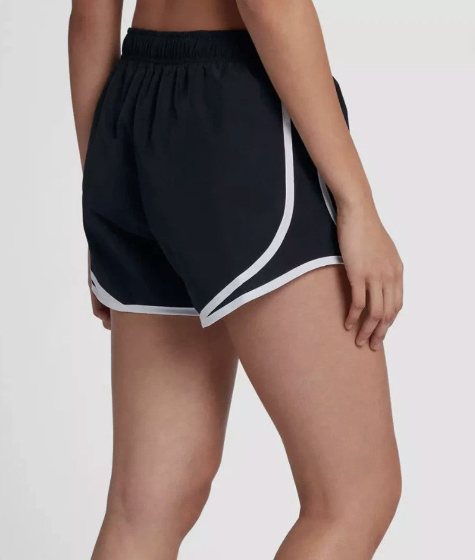 Nike Tempo Women's Brief-Lined Running Shorts Black/White Size XL 831558-011