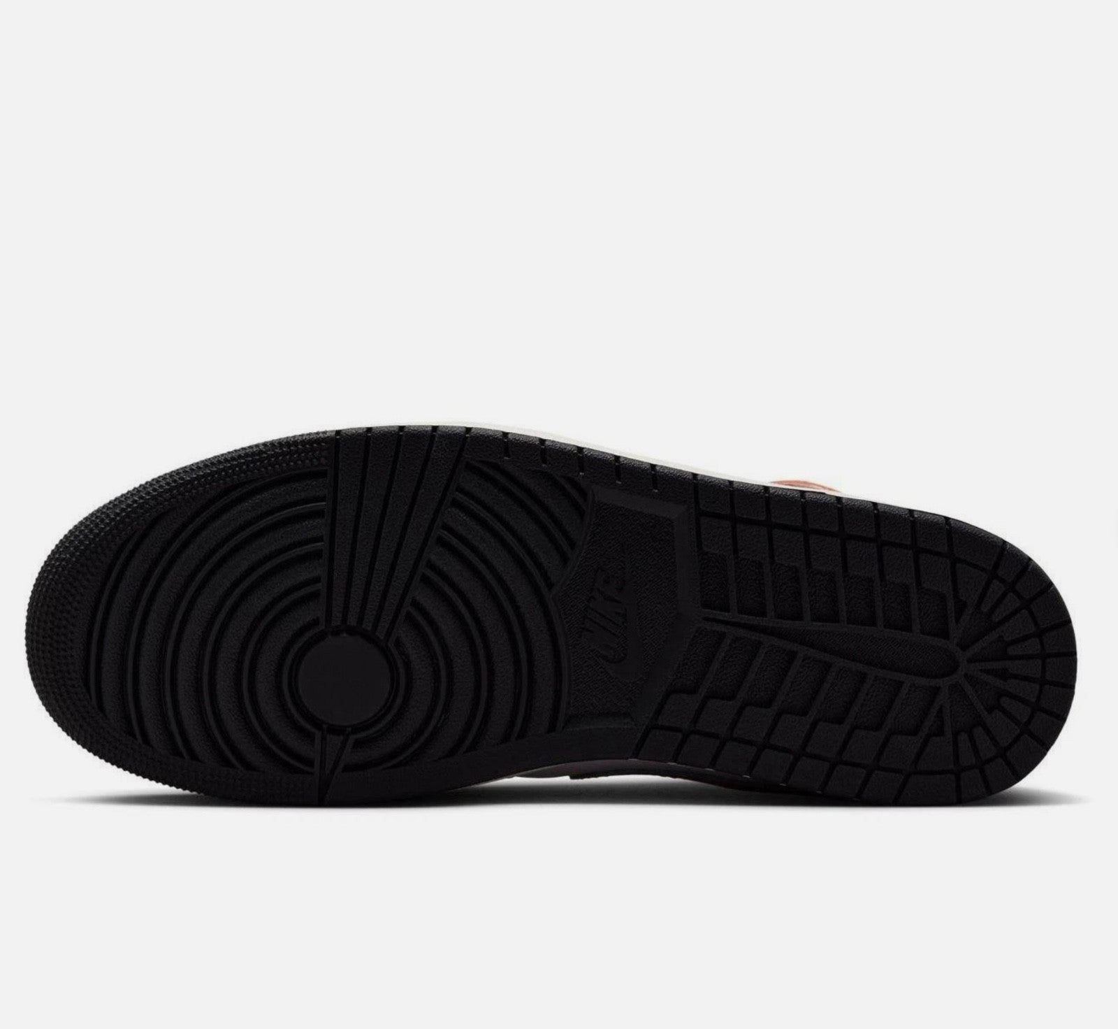 Size 10 - Men's Nike Air Jordan 1 Mid Black Toe Starfish DQ8426-801