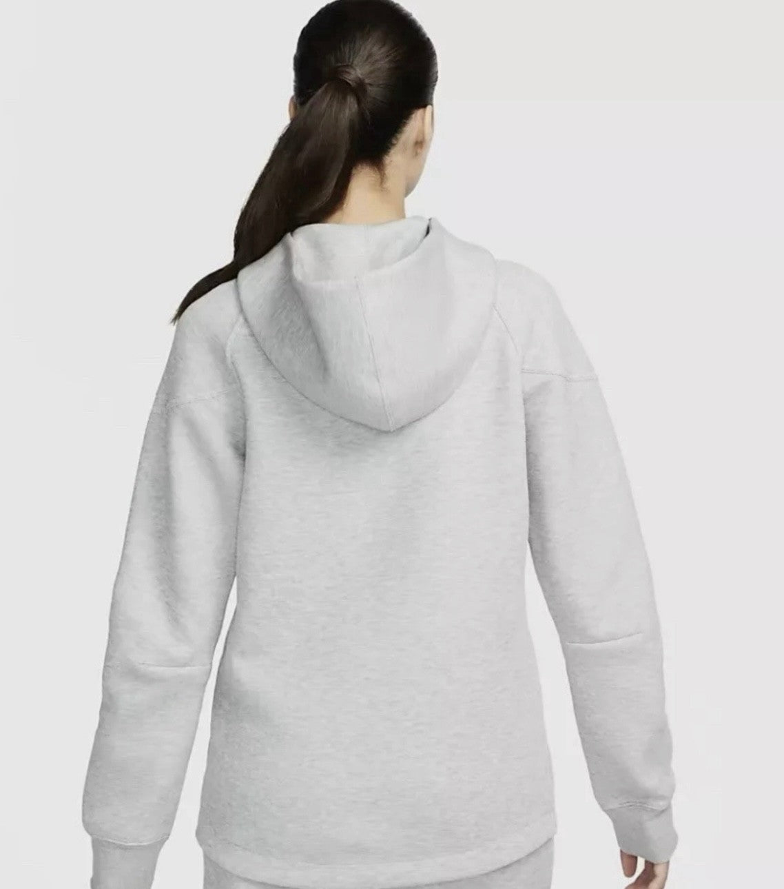 Size - Medium Women’s Tech Fleece Full-Zip Up Hoodie Grey FB8338-063