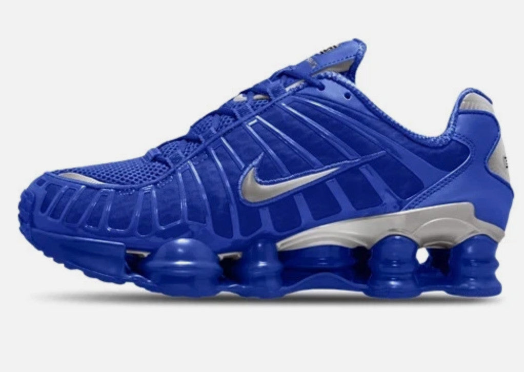 Size 13 - Men's Nike Shox TL Hyper Royal Metallic Silver Shoes AV3595-400