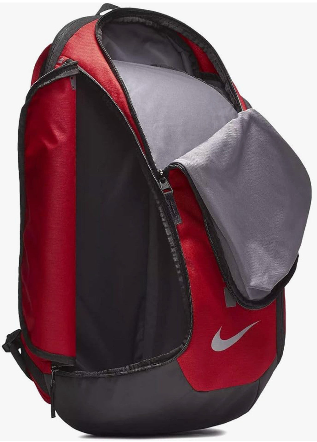 Nike Hoops Elite Pro Max Air Basketball Backpack Red/Silver Black BA5554-657