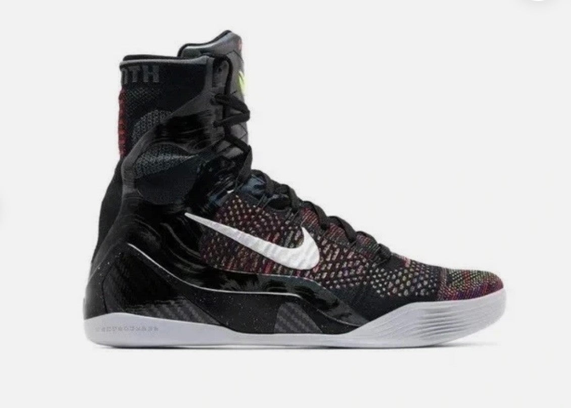 Size 8 - Men's Kobe IX Elite High Protro Black/Metallic Silver FZ7335-001