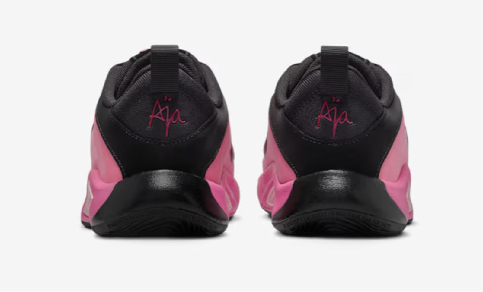 Size 10 - Nike A'One Black Hyper Pink Women's Basketball Shoes FZ8605-001