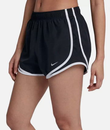 Nike Tempo Women's Brief-Lined Running Shorts Black/White Size XS 831558-011