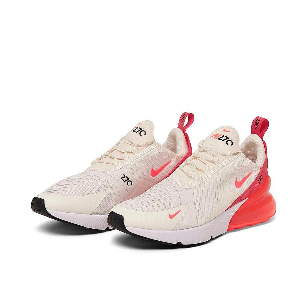 Nike Air Max 270 Women's Shoes (AH6789-122, Sail/Hot Punch) Size 6.5