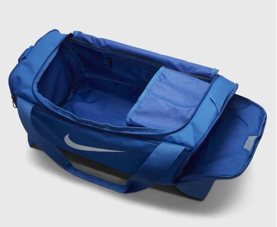 Nike Brasilia Training Duffle Gym Bag 41L Small Royal Blue DM3976-480