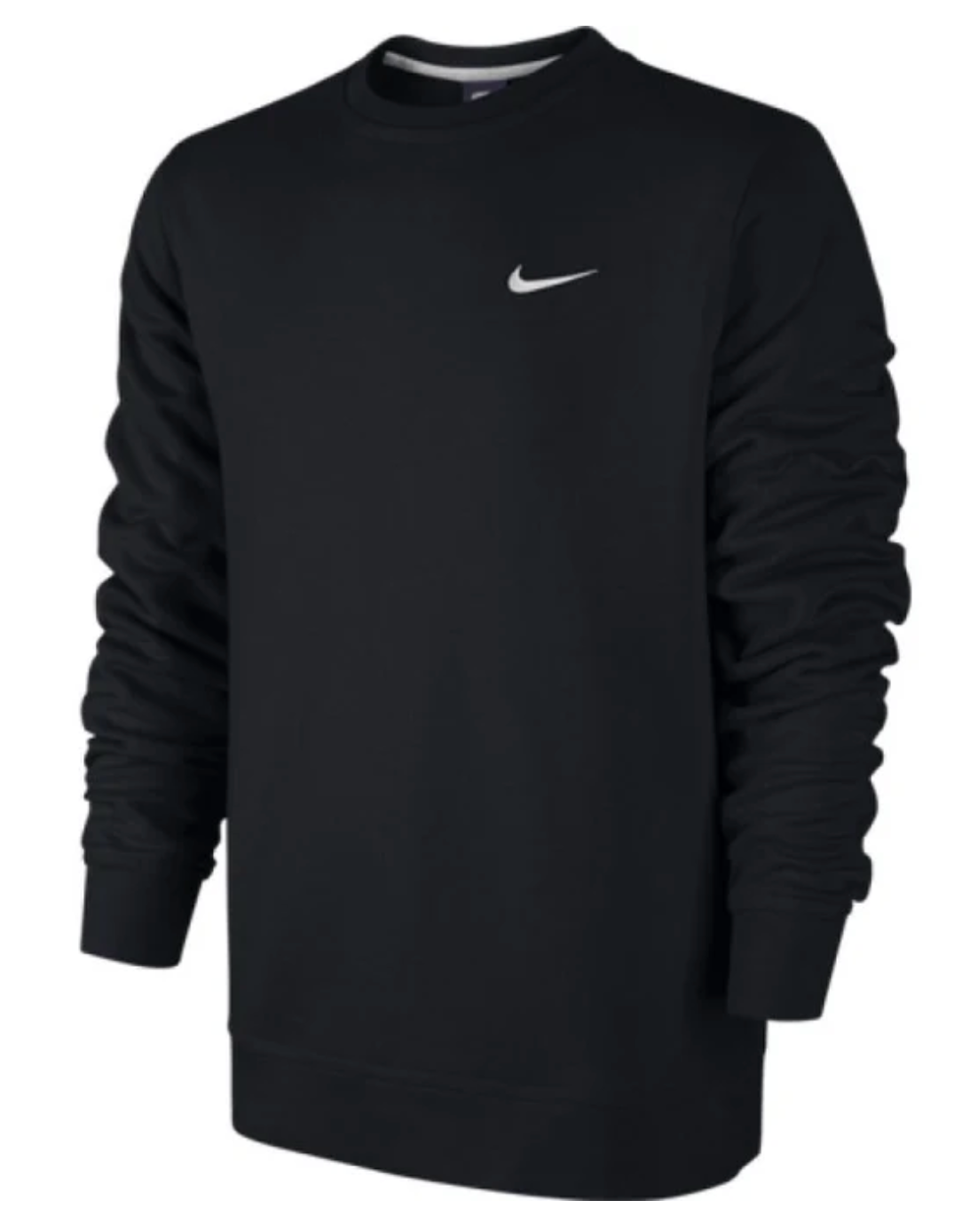 Size Medium - Nike Sportswear Club Crew Top Sweatshirt Black 637902 -010