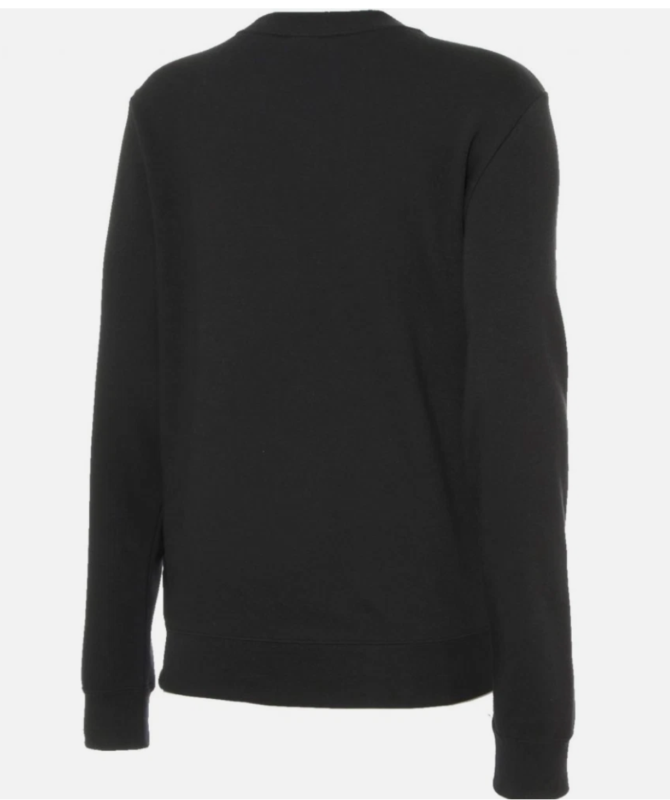 Size M - Nike Women's NSW Club Fleece Crew Top Black DQ5473-010